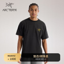 ARC'TERYX始祖鸟 KRAGG COTTON LOGO SS 透气 男子 棉质短袖T恤 24K BLACK/黑色 L