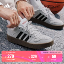 adidas「小锯齿」D-PAD CLASSIC休闲美高风复古篮球板鞋阿迪达斯   浅灰/黑色/浅猩红   42