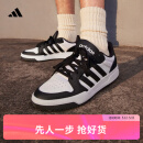 adidas ENTRAP休闲运动板鞋少年感复古篮球鞋男女阿迪达斯 白色/黑色 42