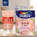 多乐士（Dulux）森呼吸淳零护敏护哮喘竹炭全效抗菌无添加儿童漆 油漆乳胶漆A8207白色5L