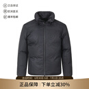 博柏利（BURBERRY）新品男士隐藏式连帽尼龙羽绒服上衣外套男装礼物男80955861 炭黑色马术骑士徽标提花 2XL
