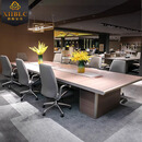 栖衡（XIIBLC）多功能办公会议桌简约现代大型16人会议桌长桌10人会议桌办公家具 3.6米10人会议桌