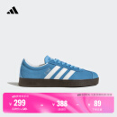 adidas T头鞋 VL COURT复古板鞋德训鞋男女阿迪达斯轻运动   蓝色/亮白/树脂黄   39