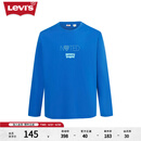 Levi's【情侣同款】李维斯情侣长袖时尚百搭简约 蓝色 M