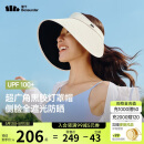蕉下（beneunder）灯罩帽大帽檐遮阳帽女黑胶防晒帽全脸遮阳空顶帽太阳帽BM563米