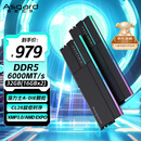 阿斯加特（Asgard）32GB(16GBx2) DDR5 6000 台式机内存条 女武神·瓦尔基里II代 RGB灯条 海力士A-die CL28 极夜黑