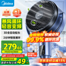 美的（Midea）【变频轻音】99%抑菌空气循环扇家用遥控电风扇四季净化扇轻音落地扇桌面小风扇大风力风扇GDG24ZR