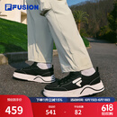 FILAFUSION 斐乐潮牌【章昊同款】男鞋2025新款厚底帆布鞋运动休闲鞋 黑/奶白-BG 42