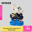 卡骆驰（CROCS）贝雅儿童洞洞鞋男女童户外包头沙滩鞋拖鞋/207013/207012 深蓝色-410 31 (190mm)