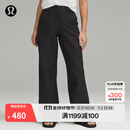 lululemon丨Utilitech™ 女士宽松剪裁中腰长裤 LW5GLXA 黑色 M