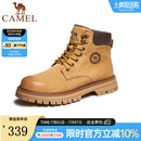 骆驼（CAMEL）大黄靴冬季情侣同款英伦风马丁靴男工装户外登山鞋 GE122W7757T 金黄色（男款） 41