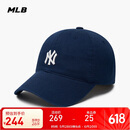 MLB帽子男女软顶棒球帽虞书欣明星同款运动鸭舌帽3ACP7701N-50NYS-F