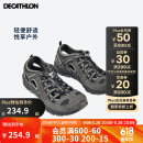 迪卡侬（DECATHLON）登山鞋男户外防滑凉鞋夏季透气耐磨轻便徒步鞋溯溪鞋洞洞鞋 铅灰色-防撞款-NH500 42