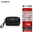新秀丽（Samsonite）男士手拿包时尚休闲商务手包 送老公送男友 UB1*09005黑色