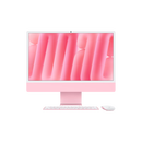 【准新品】Apple/苹果AI电脑/2024款 iMac 24英寸粉色4.5K屏 M4(10+10核) 16G 512G一体式电脑 MWV53CH/A