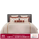 爱慕 皇锦暖真丝印花被套四件套-飞鸟衔花HJ11804 黄色 被套四件套