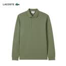 LACOSTE法国鳄鱼男装秋季纯色简约经典舒适休闲长袖Polo衫|PH6254 BMY/卡其绿 L 5