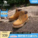 骆驼（CAMEL）【王俊凯同款】经典大黄靴情侣款复古英伦风户外工装马丁靴男鞋 G13W076002 驼色(男款) 42