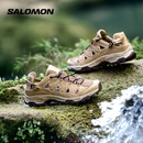 萨洛蒙（Salomon）男款 城市轻户外夏季网眼洞洞透气垂钓沙滩拖鞋涉水凉鞋 ALHAMA 棕灰色 477865 7.5 (41 1/3)