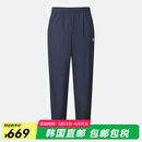 迪桑特（DESCENTE）男女情侣款慢跑裤弹性运动健身训练休闲裤春季新款 海军蓝 M （85）