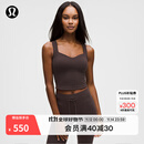 lululemon丨Nulu 女士桃心领内置内衣背心 B/C LW1FD6S 红杉棕 M