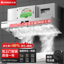志高商用油烟机净化一体机油烟净化器商用餐饮大吸力抽油烟机环保低空排放无烟大功率 2米工程升级款（除味净化）商用一体烟机+包安装