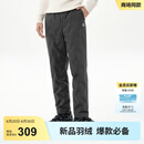 波司登（BOSIDENG）冬季新款女中长款外穿羽绒裤羽绒裤B250445990DS 岩铁灰8F08 S 160/66A
