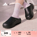 adidas 波波凉鞋 OZWAVE CLOG稳定缓震回弹厚底老爹拖鞋阿迪达斯   黑色   43