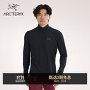 ARC'TERYX始祖鸟 RHO LT ZIP NECK 轻量 男子 内层长袖上装 BLACK/黑色 M