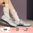 adidas「冰淇淋T头鞋」VS JOG 2.0薄底运动鞋男女阿迪达斯轻运动   晶白/金属银/灰色   37