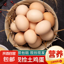 京喜加农家新鲜散养鸡蛋单枚40g正负5g谷饲蛋初生蛋溏心蛋早餐生鲜买菜 10枚
