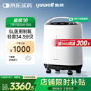 鱼跃5L升轻音升级医用低噪制氧机智能触屏带雾化8F-5W国家补贴