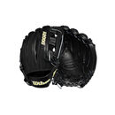 Wilson 2024 棒球经典系列 A2000 DW5 12 英寸内场棒球手套 黑色/黄色 12 英寸 (约 30 cm)