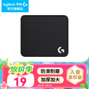 罗技（G）游戏电竞鼠标垫布面中小号办公细面加厚锁边鼠标垫 大G游戏鼠标垫(340*280*4mm)