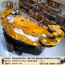 枫岚情（FENGLANQ）金丝楠木茶盘根雕实木抽水茶台家用办公室商务会客高档泡茶纯手工 SKU_009_浅灰色 SP3245