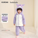 巴拉巴拉【三丽鸥】balaOne儿童家居服套装女童2025冬珊瑚绒208425171004