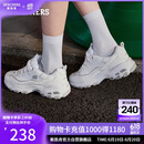 斯凯奇（Skechers）女鞋夏季厚底老爹鞋百搭透气熊猫鞋软底舒适外穿休闲运动鞋11959