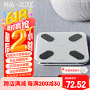PICOOC有品体脂秤Mini白电子秤体重秤家用智能精准身体脂肪测量仪人体健康礼物礼品