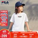 FILA KIDSx原田治联名系列儿童短袖T恤2025夏季大童凉感上衣