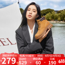 骆驼（CAMEL）大黄靴女都市户外四季可穿系带工装靴马丁靴 L23W307016 黄棕 37