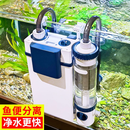 森森（SUNSUN）耀蓝鱼缸壁挂式过滤器YBF-500外置过滤桶【鱼便分离+过滤升级】6W