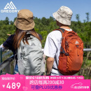 GREGORY格里高利NANO登山包徒步背包通勤轻便冲顶包双肩包-18L银绿色