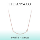 蒂芙尼【520礼物】 Tiffany T 系列 Smile 项链 微笑项链
