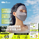 蕉下（beneunder）脸基尼女全脸防晒医美面罩防紫外线口罩高颜值骑行面罩护脸深黛灰
