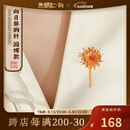 朱炳仁铜 燃烧的向日葵胸针挂件 挂饰 办公室桌面装饰品礼品摆件 燃烧的向日葵胸针