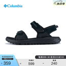Columbia哥伦比亚户外25春夏新品男女抓地缓震旅行运动凉鞋 010 BM8683 男 黑色 40 (25cm)男(26cm)女