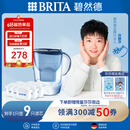 碧然德(BRITA) 滤水壶Marella蓝色3.5L 1壶9芯套装 海洋系列 家用过滤自来水净水器  孙颖莎推荐