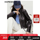 红袖甜酷机车pu皮衣春季2025新款女装老钱风咖色立领百搭环保皮短外套 咖啡037 L