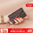 马莎兰缇（MashaLanti）汽车钥匙包简约女士卡包2025新迷你腰挂钥匙扣收纳包实用生日礼物
