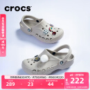 卡骆驰crocs洞洞鞋贝雅男鞋女鞋轻便耐磨一脚蹬拖鞋休闲鞋|10126 卵石色-2V3 36 /37(220mm)